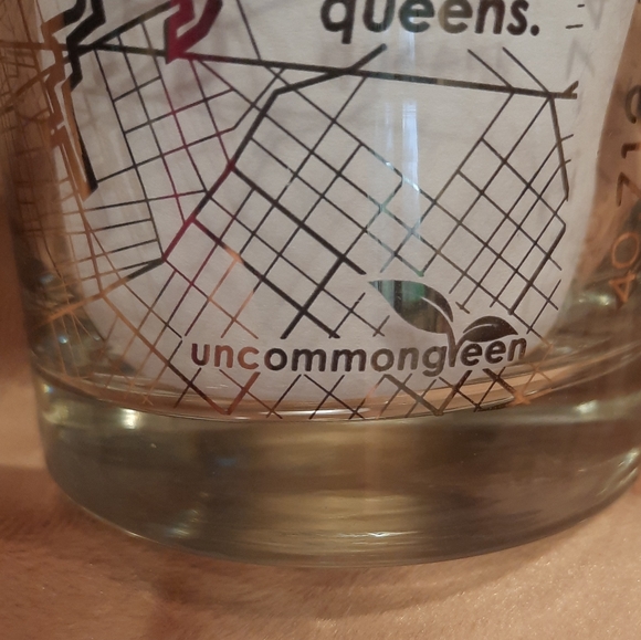 New York City Map Rocks Glass ~ Uncommon Green - Picture 8 of 8